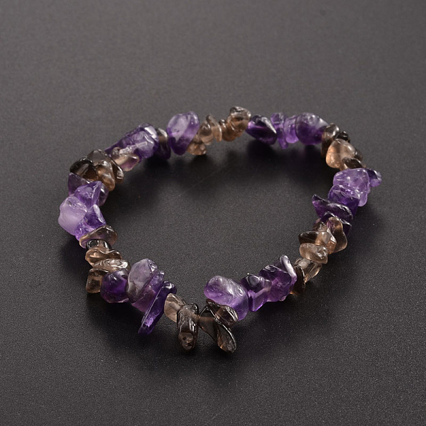 

PandaHall Chips Gemstone Beaded Stretch Bracelets, Amethyst, 50mm Amethyst