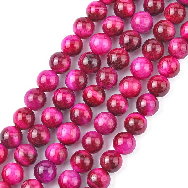 Natural Rose Tiger Eye Beads Strands