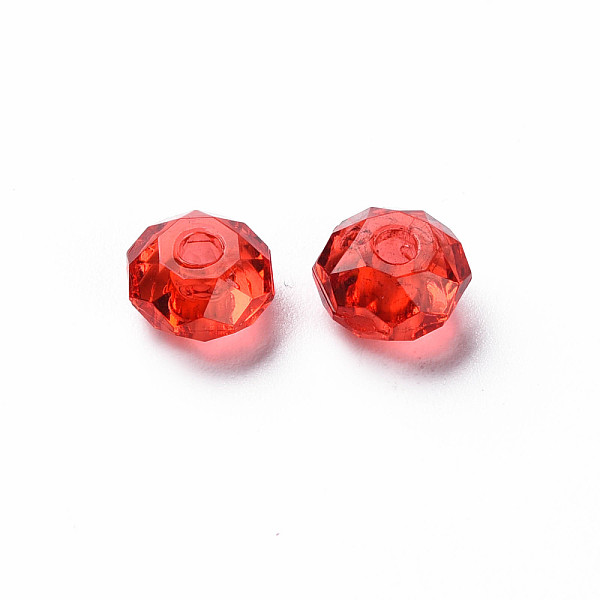 

PandaHall Transparent Acrylic Beads, Flat Round, Mixed Color, 8x5mm, Hole: 2mm, about 2800pcs/500g Acrylic Flat Round Multicolor