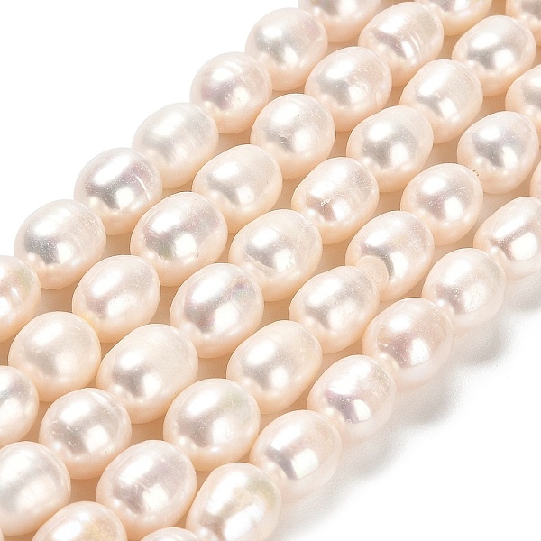 

PandaHall Natural Cultured Freshwater Pearl Beads Strands, Rice, Grade 2A, Linen, 9~11.5x8~9mm, Hole: 0.5mm, about 33~34pcs/strand..., Brown