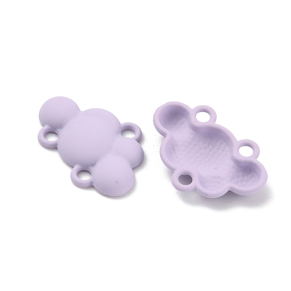 

PandaHall Spray Painting Zinc Alloy Chandelier Component Links, Cloud, Plum, 13x19.5x3mm, Hole: 2mm Alloy Cloud Purple