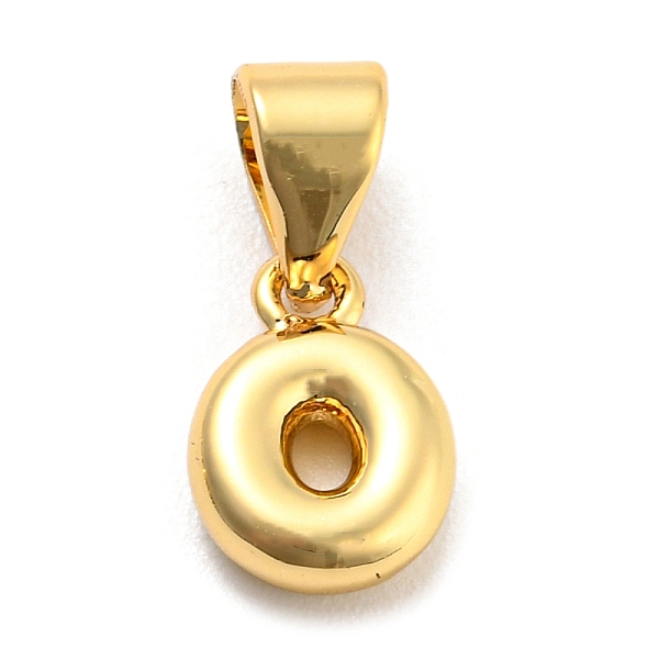 

PandaHall Brass Charms, Real 18K Gold Plated, Long-Lasting Plated, Lead Free & Cadmium Free, Letter Charm, Letter O, 9.5x6.5x2.5mm, Hole...