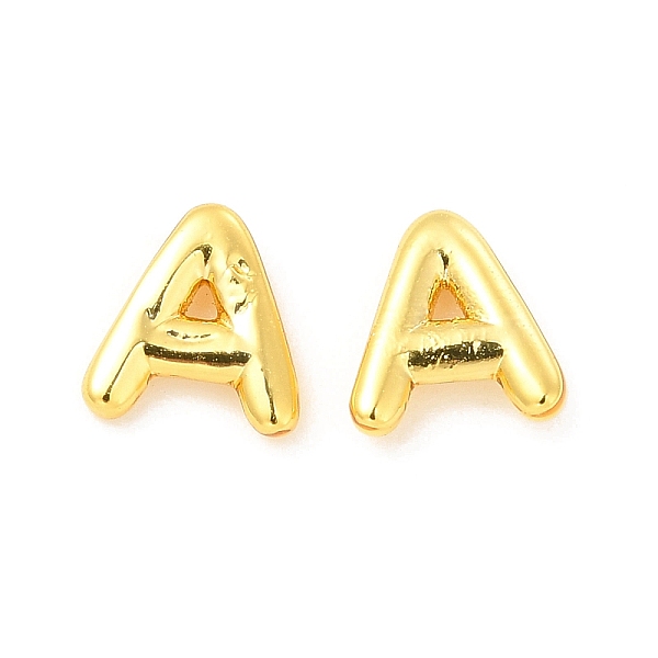 

PandaHall Brass Hollow Out Initial Letter Stud Earrings for Women, Real 18K Gold Plated, Lead Free & Cadmium Free, Letter.A, 7x6.5x1.5mm...
