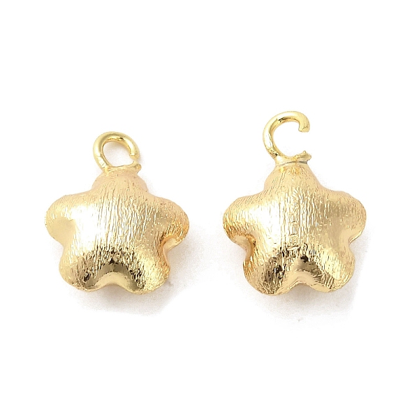 

PandaHall Brass Pendants, Star, Real 18K Gold Plated, 16x12x6.5mm, Hole: 3mm Brass Star