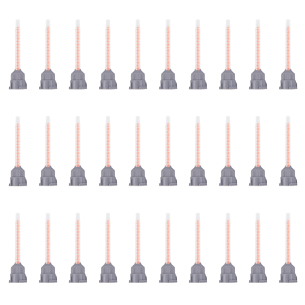 

PandaHall Plastic Epoxy Mixing Nozzle Tips, Mixer Tip for AB Glue, Orange, 7.3x1.8cm, Hole: 0.18cm & 0.2cm & 0.45cm Plastic Orange