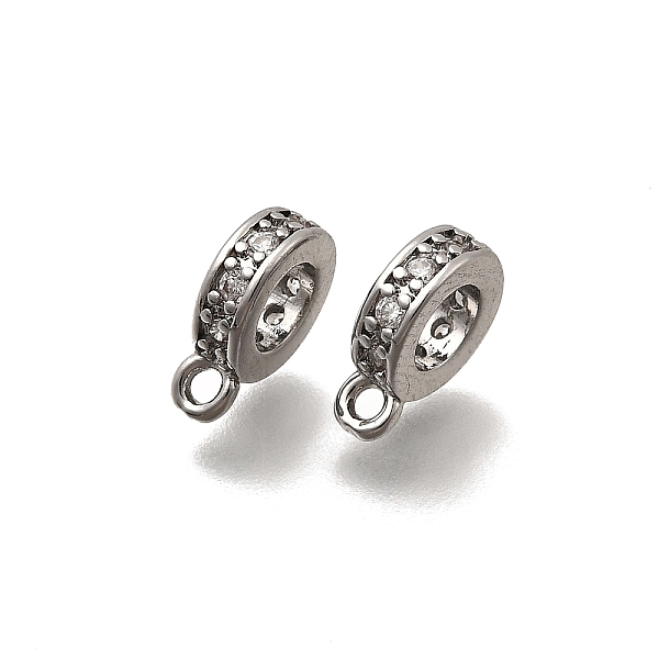 Brass Micro Pave Cl… - image