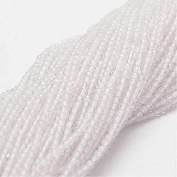 

PandaHall Natural Quartz Crystal Beads Strands, Round, 2mm, Hole: 0.5mm, 190pcs/strand, 15.7 inch Round