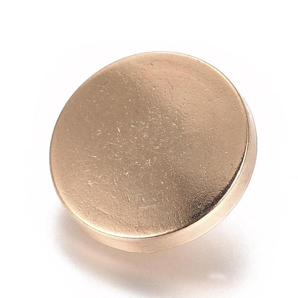 

PandaHall Alloy Shank Buttons, 1-Hole, Flat Round, Light Gold, 15x7mm, Hole: 2mm Alloy Flat Round