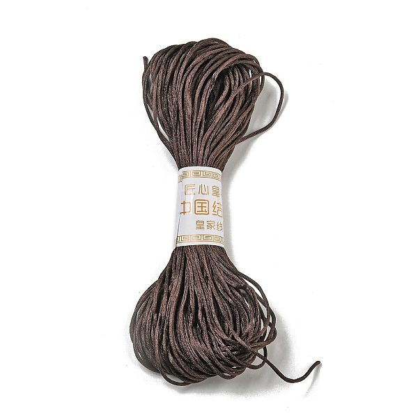 

PandaHall Polyester Embroidery Floss, Cross Stitch Threads, Saddle Brown, 1.5mm, 20m/bundle Polyester