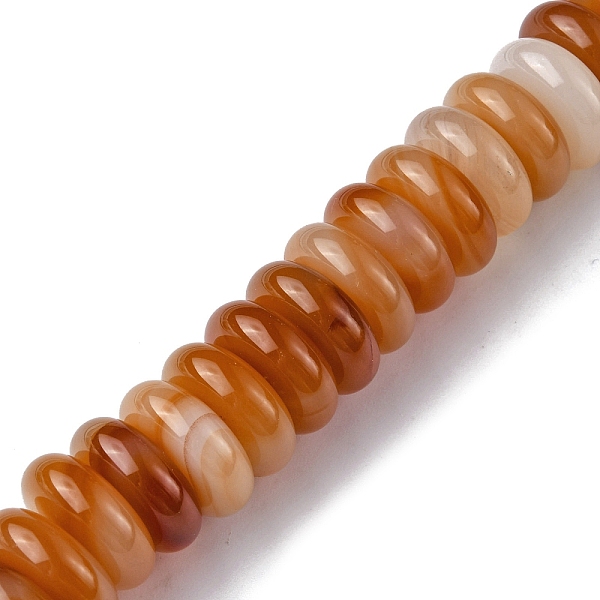 

PandaHall Natural Red Agate Beads Strands, Heishi Beads, Dyed & Heated, Disc, 16x6mm, Hole: 1.4mm, about 30pcs/strand, 7.09~7.48 inch...