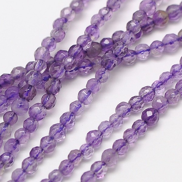 Grade AA Natural Amethyst Beads Strands