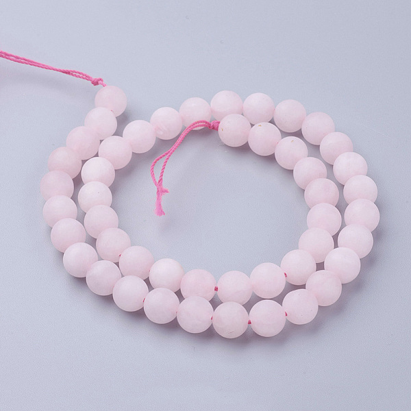 Natural Rose Quartz Bead Strands