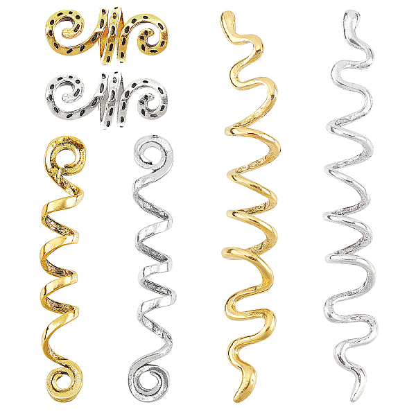 

PandaHall Hair Styling Tools, Alloy Braiders Spiral Spin Screw Pin Hair Clips, Twist Barrette Hairpins Hairdressing Accessories Hair Clip...