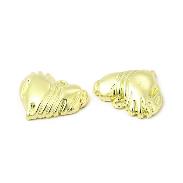 

PandaHall Rack Plating Alloy Pendants, Cadmium Free & Nickel Free & Lead Free, Heart Charms, Light Gold, 18.5x21x4.5mm, Hole: 1.8mm Alloy...