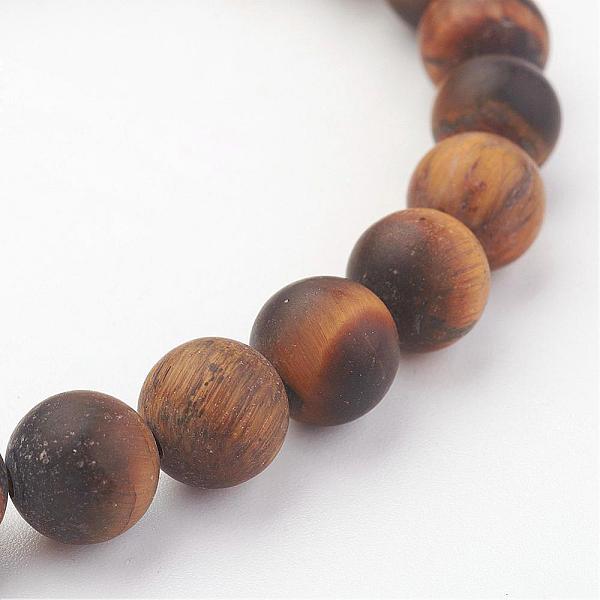 

PandaHall Natural Tiger Eye Stretch Bracelets, 2-1/4 inch(57mm) Tiger Eye