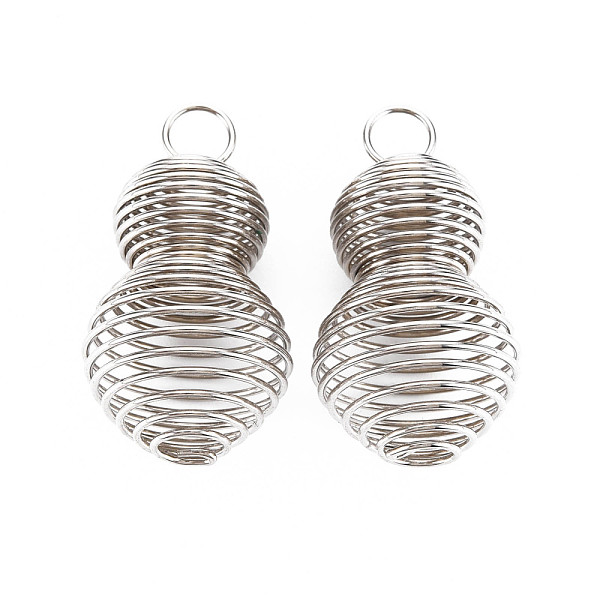 

PandaHall 304 Stainless Steel Pendants, Gourd, Stainless Steel Color, 36x20mm, Hole: 5.5mm 304 Stainless Steel Others