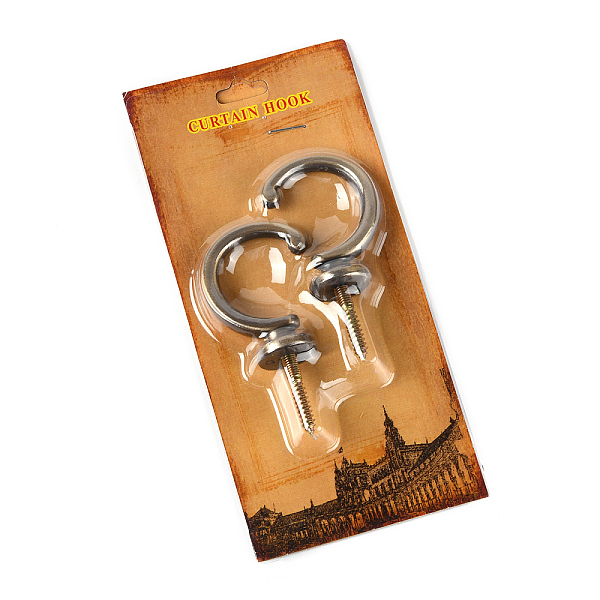

PandaHall Zinc Alloy Hook Hanger, C-shaped, Antique Bronze, 74.5x37x20mm, 2pcs/set Alloy