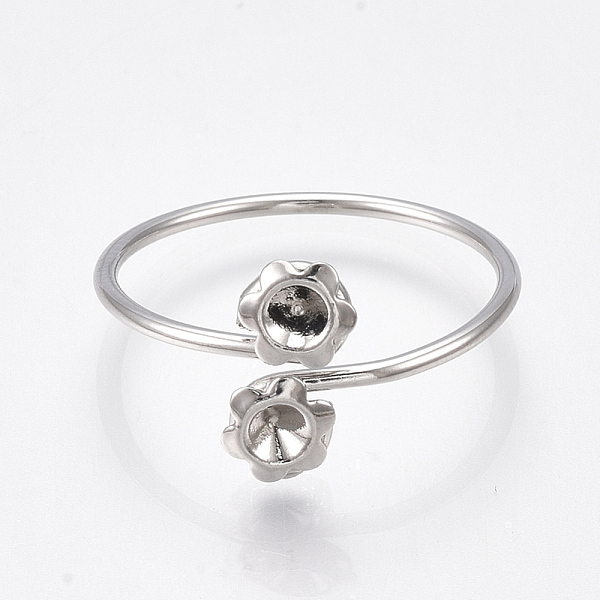 

PandaHall Brass Finger Ring Rhinestone Settings, Nickel Free, Real Platinum Plated, Fit for 2.5mm Rhinestone, Size 5~7, 15.5~17.5mm Brass