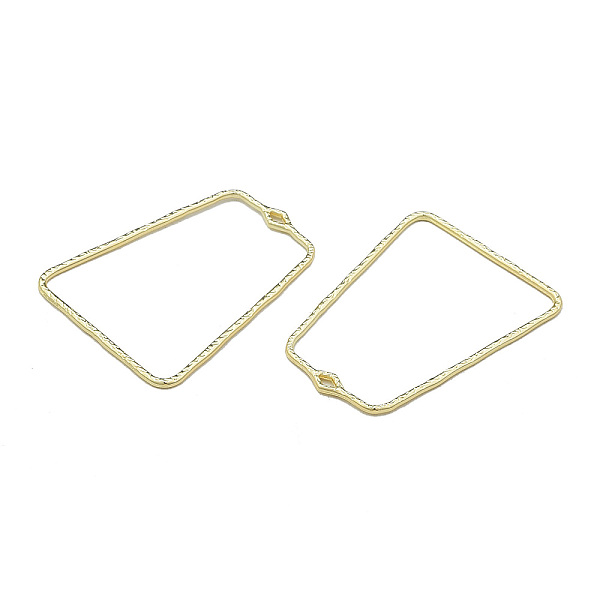 

PandaHall Alloy Open Back Bezel Pendants, For DIY UV Resin, Epoxy Resin, Pressed Flower Jewelry, Cadmium Free & Lead Free, Trapezoid, Light...