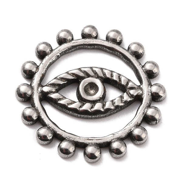 

PandaHall 304 Stainless Steel Filigree Joiners Links, Sun with Eye, Stainless Steel Color, 20x2mm, fit for 1.5mm rhinestone 304 Stainless...