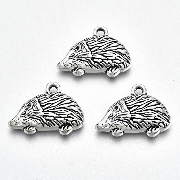 

PandaHall Tibetan Style Alloy Pendants, Lead Free & Cadmium Free, Hedgehog, Antique Silver, 14.5x19.5x3mm, Hole: 1.8mm, about 375pcs/500g...