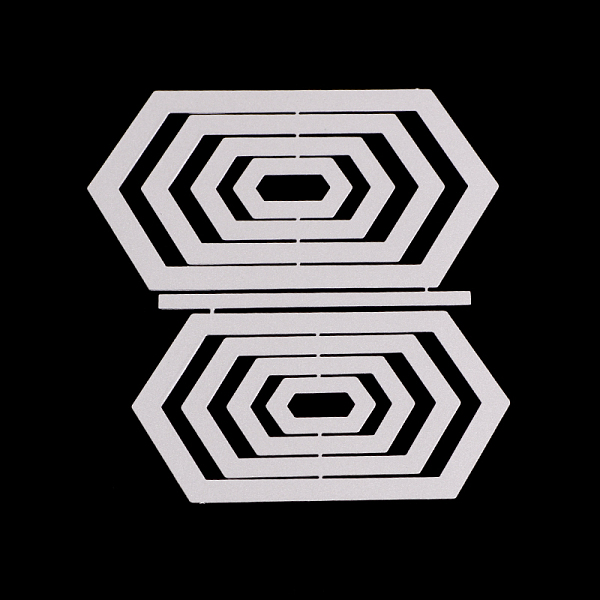 

PandaHall Hexagon Frame Carbon Steel Cutting Dies Stencils, for DIY Scrapbooking/Photo Album, Decorative Embossing DIY Paper Card, Matte...