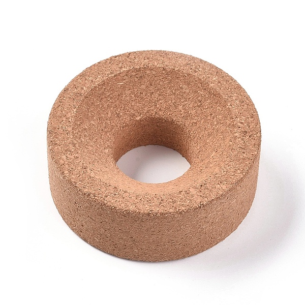 PandaHall Cork Round Bottom Flask Holder, Lab Flask Support Cork Stand, BurlyWood, 80x30mm, Inner Diameter: 59mm, Hole: 31mm Wood Orange PandaHall Cork Round Bottom Flask Holder, Lab Flask Support Cork Stand, BurlyWood, 80x30mm, Inner Diameter: 59mm, Hole: 31mm Wood Orange