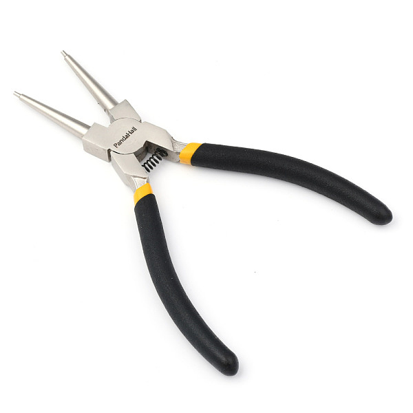 

PandaHall 45# Steel Flat Nose Pliers, Stainless Steel Color, 152x85x10mm Steel