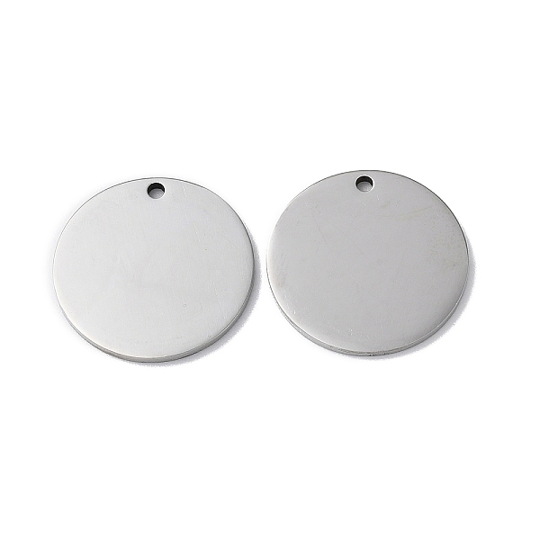 

PandaHall 304 Stainless Steel Pendants, Stamping Blank Tag, Flat Round Charm, Stainless Steel Color, 21x1.3mm, Hole: 1.6mm 304 Stainless...