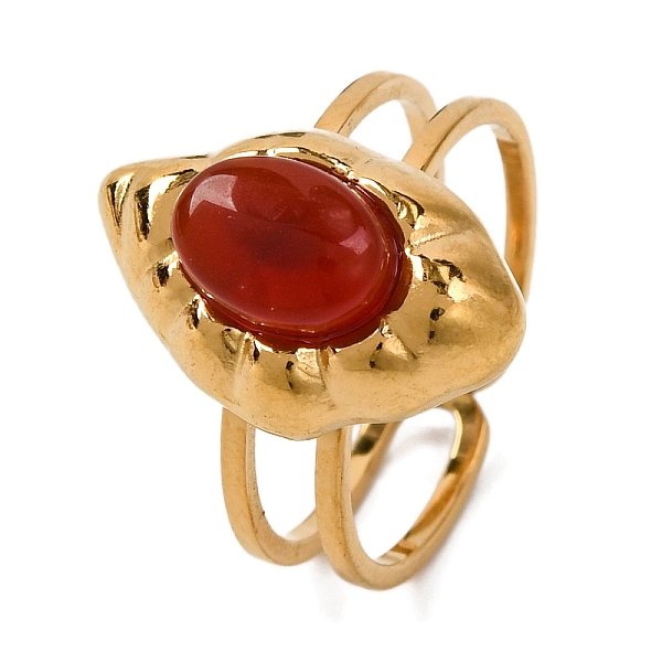 Oval Natural Carnel… - image