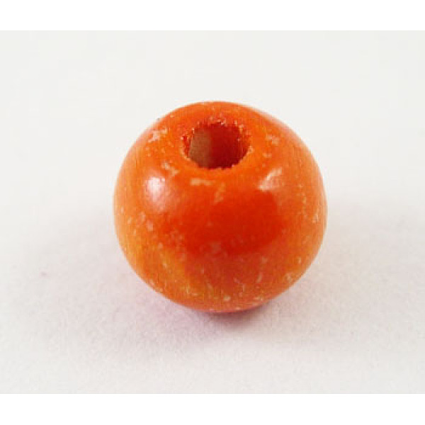 

PandaHall Natural Wood Beads, Rondelle, Lead Free, Dyed, Orange, Beads: 8mm in diameter, hole:3mm Wood Rondelle Orange