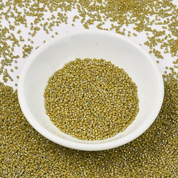 

PandaHall MIYUKI Delica Beads, Cylinder, Japanese Seed Beads, 11/0, (DB2272) Opaque Glazed Hawthorne, 1.3x1.6mm, Hole: 0.8mm, about..., Yellow