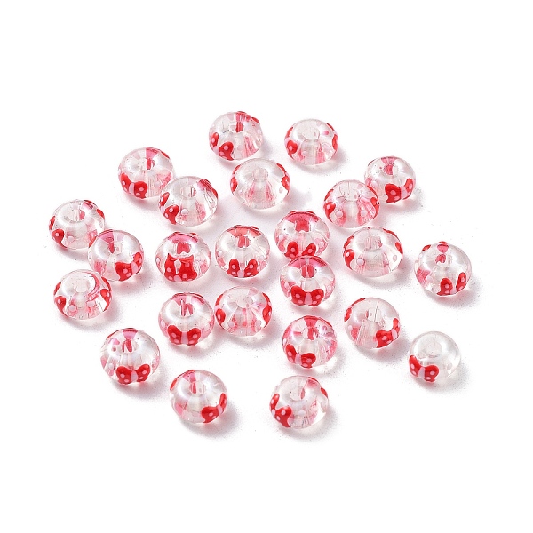 

PandaHall Glass Seed Beads, Flat Round, FireBrick, 10x6mm, Hole: 3mm Glass Red