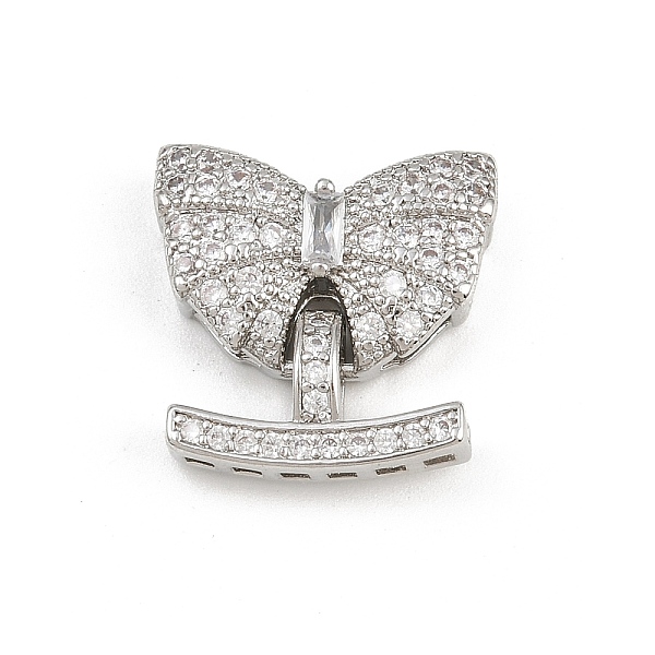 Brass Micro Pave Cl… - image