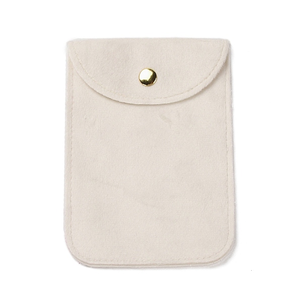 

PandaHall Velvet Jewelry Storage Pouches with Snap Button for Bracelets Necklaces Earrings, Rectangle, Floral White, 12.8x9.1x0.75cm Velvet...