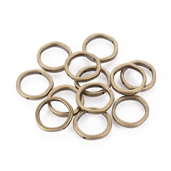 

PandaHall Tibetan Style Ring Bead Frames, Lead Free & Cadmium Free, Antique Bronze, 19x4mm, Hole: 1mm Alloy Ring