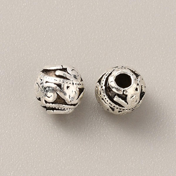 

PandaHall Tibetan Style Alloy Bead, Rondelle, Antique Silver, 5.5x5.5mm, Hole: 1.6mm, 100pcs/bag Alloy Rondelle