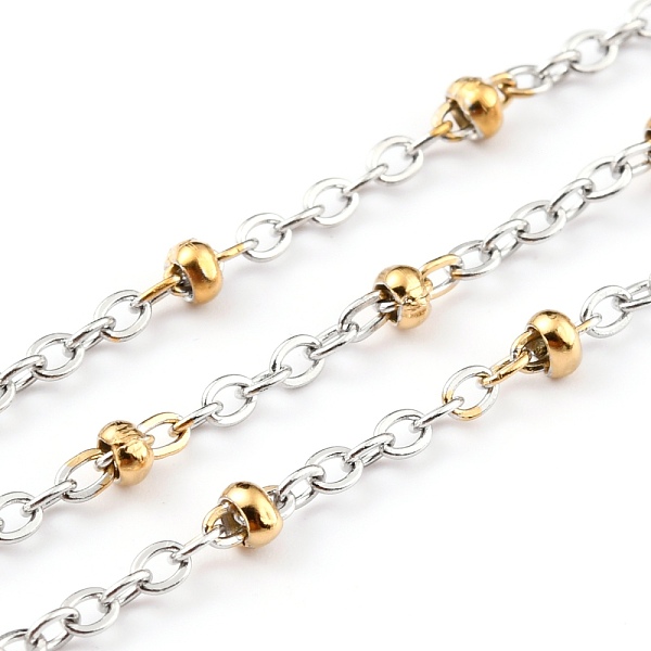 Two Tone 304 Stainless Steel Cable Chains