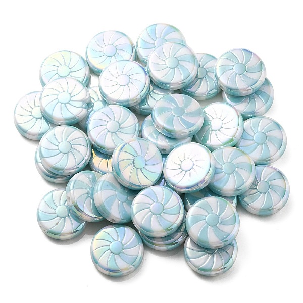 

PandaHall UV Plating Opaque Acrylic Beads, Lollipop, Light Sky Blue, 23x7mm, Hole: 2.5mm Acrylic Candy