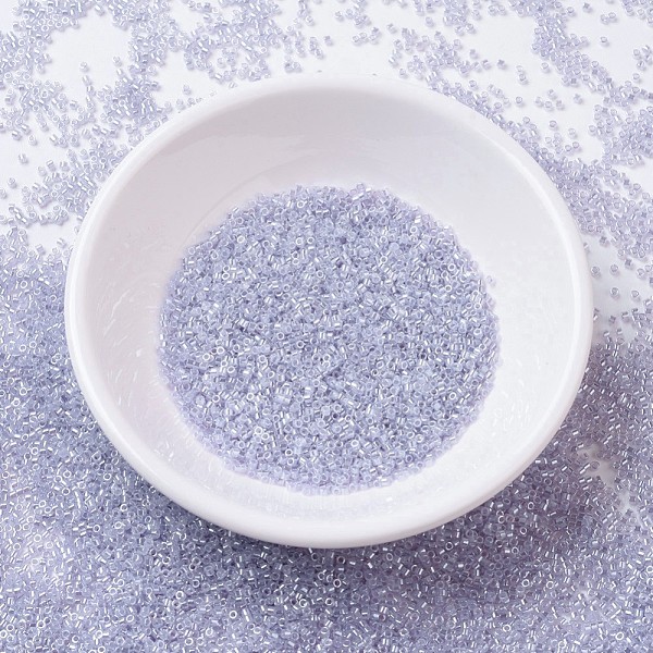 

PandaHall MIYUKI Delica Beads, Cylinder, Japanese Seed Beads, 11/0, (DB0241) Pale Violet Ceylon, 1.3x1.6mm, Hole: 0.8mm, about 20000pcs/bag..., Purple