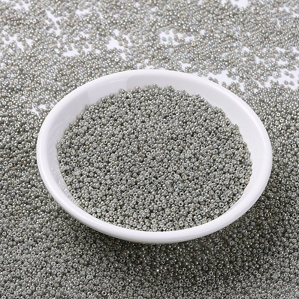 

PandaHall MIYUKI Round Rocailles Beads, Japanese Seed Beads, 11/0, (RR1865) Opaque Smoke Gray Luster, 11/0, 2x1.3mm, Hole: 0.8mm, about...