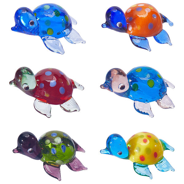 6Pcs 6 Colors Torto… - image