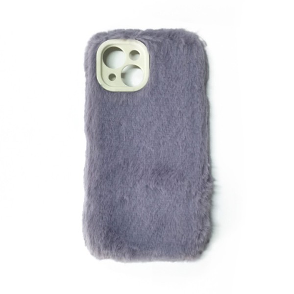 PandaHall Warm Plush Mobile Phone Case for Women Girls, Plastic Winter Camera Protective Covers for iPhone14, Medium Purple, 15.4x8x1.4cm...