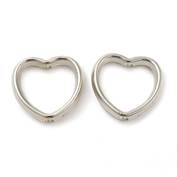 

PandaHall CCB Plastic Beads Frames, Platinum, 15x15.5x3mm, Hole: 1.8mm Plastic Heart