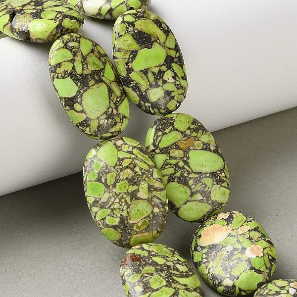 Synthetic Imperial Jasper Beads