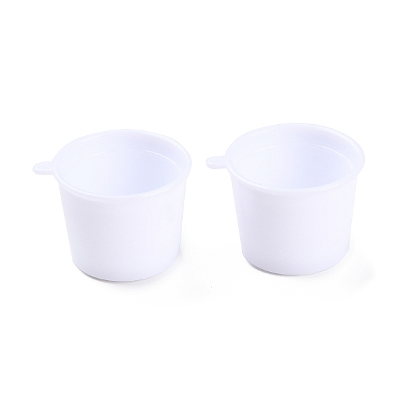 

PandaHall Mini Plastic Cup Model, Miniature Landscape Kitchen Dollhouse Accessories Decorations, White, 33.5x29.5x22.5mm, Hole: 1.4mm, Inner...