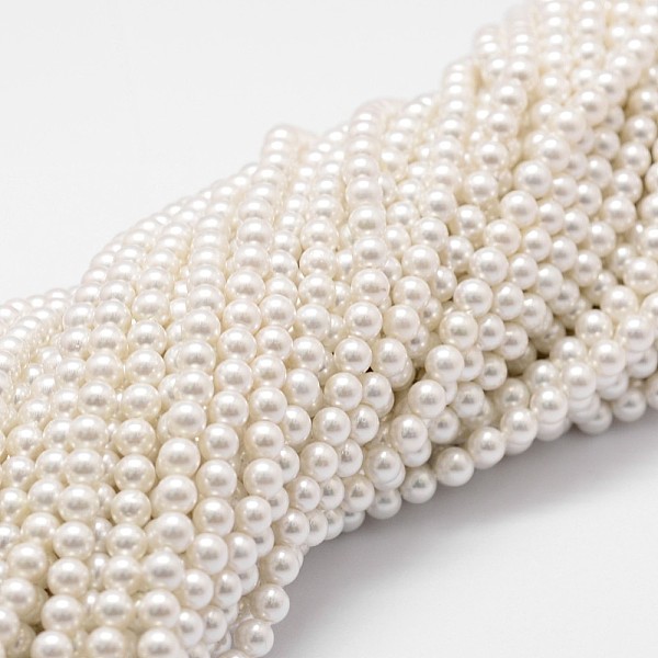 

PandaHall Shell Pearl Beads Strands, Grade A, Polished, Round, White, 6mm, Hole: 1mm, about 63pcs/strand, 15.70''(39.88cm) Shell Pearl Round...