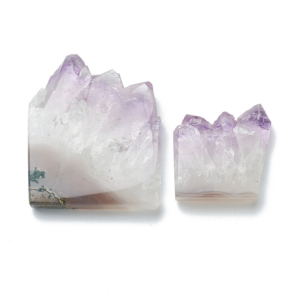 

PandaHall Natural Amethyst Display Decorations, Nuggets, 33~51x32.5~47x9mm Amethyst Nuggets