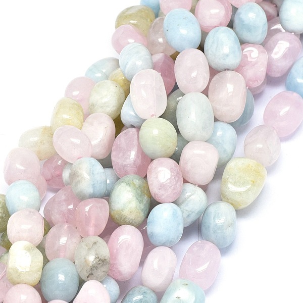 

PandaHall Natural Morganite Beads Strands, Oval, 11~14x8.5~11mm, Hole: 1.2mm, about 29~33pcs/strand, 15.3 inch Morganite Oval