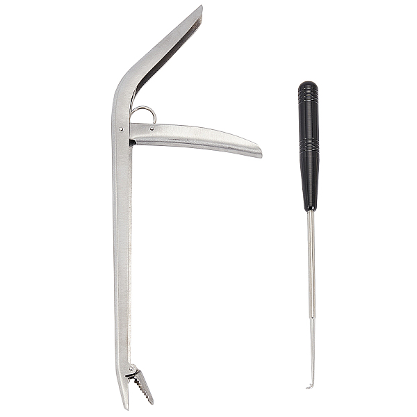 

PandaHall SUPERFINDINGS 1Pc 304 Stainless Steel Fish Hook Remover, with 1Pc Portable Stainless Steel Fishing Tackle Fish Hook Detacher...